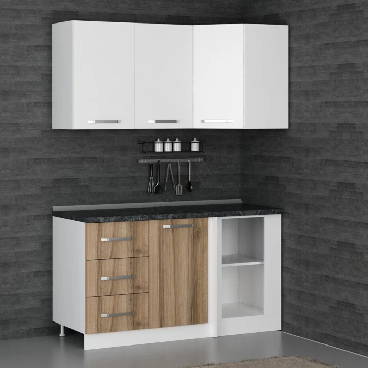 Mutfak Dolabı 150 cm Venedik Tezgah Dahil