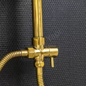 Duş Seti Uzay Premium Yağmurlama Gold resim4
