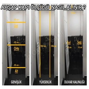 Melamin Kapı 2 Göbekli +Aksesuar Dahil resim3