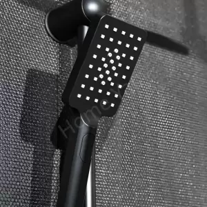 Mafsallı Duş Seti Siyah Çeviksu resim1