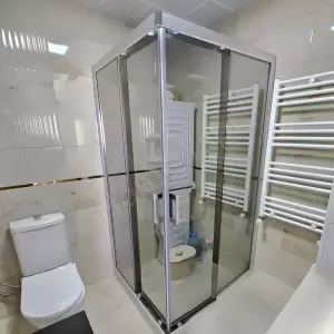 Duşakabin 6 Mm Tamperli Gümüş 100×100 Cm resim1