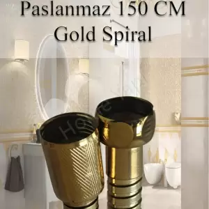 Mafsallı Duş Seti Gold Çeviksu resim3