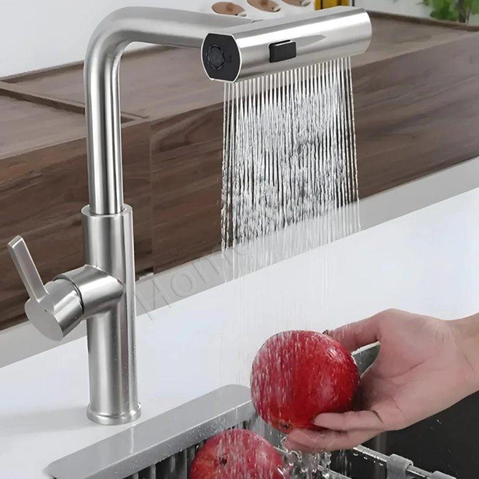 Mutfak Bataryası Eviye Fleko Spiralli Şelale