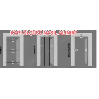 Amerikan Panel Kapı Madran+ Aksesuar Dahil resim 3
