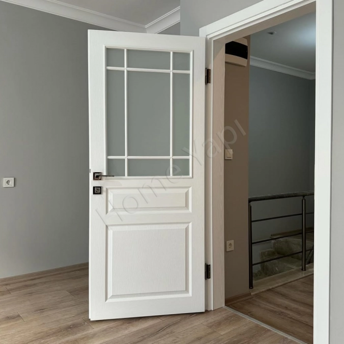 Amerikan Panel Kapı Bolu +Yarım Camlı 1