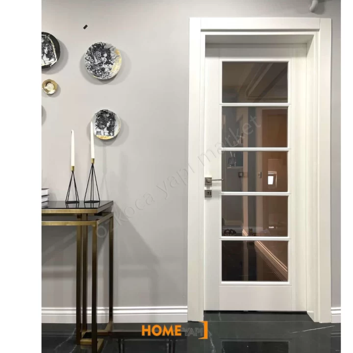 Melamin Kapı Tam Camlı Aksesuar Dahil