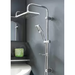 Duş Seti Çeviksu Premium Yağmurlama Gümüş resim1