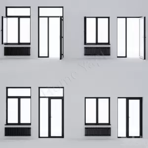 Çerçevesi Renkli Pvc Pencereler resim1