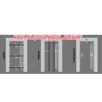 Melamin Kapı Camlı Yavru Kapı Aksesuar Dahil resim 4