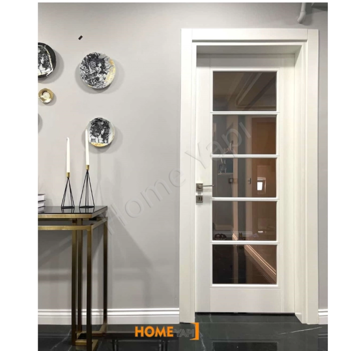 Melamin Kapı Tam Camlı +Aksesuar Dahil