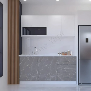 Mutfak Dolabı 180 Cm Hazır Venedik Tezgah Dahil resim1