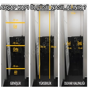 Amerikan Panel Kapı Canik Aksesuar Dahil resim3