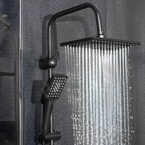 Duş Seti Uzay Premium Yağmurlama Mat Siyah
