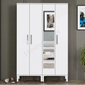 4 Kapaklı Ayakkabılık Vestiyer Portmanto resim 4