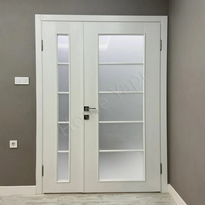 Amerikan Panel Kapı Yavru Kapı +Aksesuar Dahil