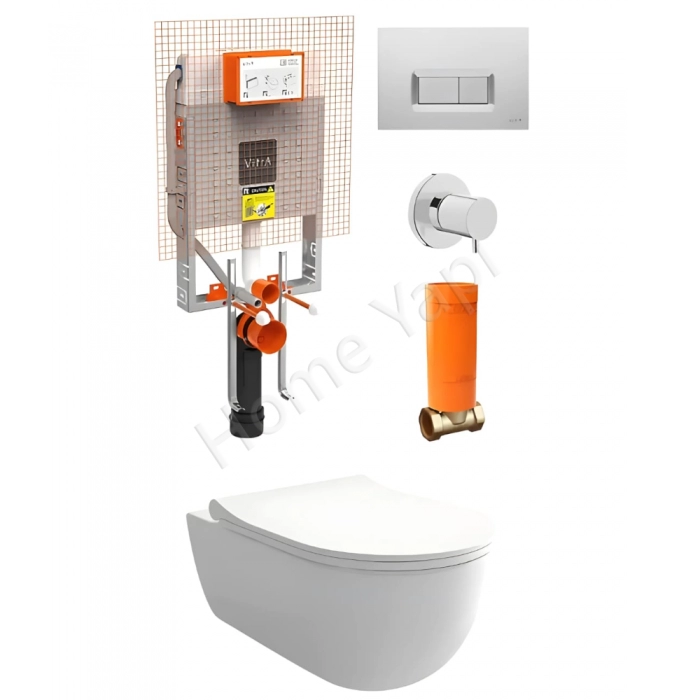 Asma Klozet Vitra Kanallı +Iç Takım Dahil