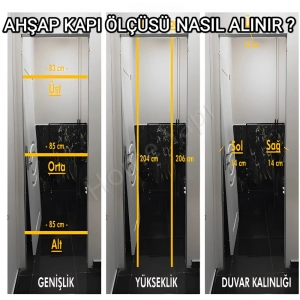 Amerikan Panel Kapı Kum Saati Aksesuar Dahil resim4