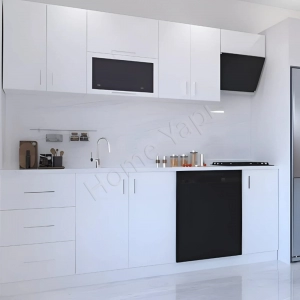 Mutfak Dolabı 230 Cm Beyaz Tezgah Dahildir resim2