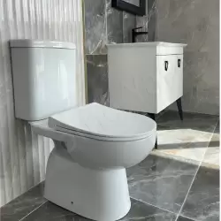 Klozet Takımı Sakovit Alttan Çıkışlı+Iç Takımdahil resim1