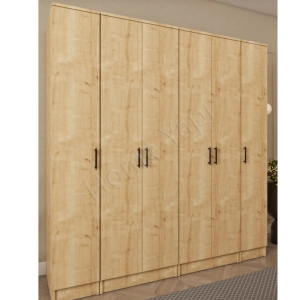 6 Kapakl Gardrop Kahfe 14 Raflı 2 Askılıklı resim 3