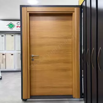 Kompozit Oda Kapısı Ado100 Kahve Aksesuar Dahil resim 1