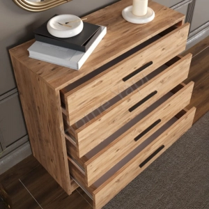 Şifonyer 4 Çekmeceli Kahfe 84 cm resim 2