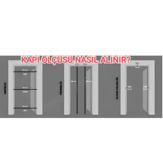 Melamin Kapı Tam Camlı Aksesuar Dahil resim 4