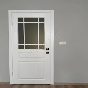 Amerikan Panel Kapı Bolu +Yarım Camlı resim2