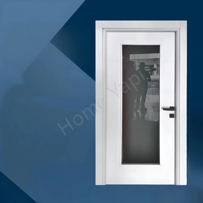 Amerikan Panel Kapı Tam Camlı Aksesuar Dahill