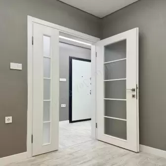 Melamin Kapı Camlı Yavru Kapı Aksesuar Dahil resim 1