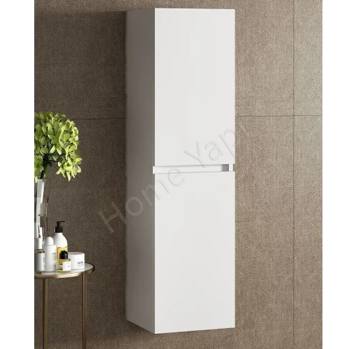 Banyo Boy Dolabı Beyaz Kulpsuz 35 Cm Full Mdf
