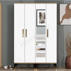 4 Kapaklı Ayakkabılık Vestiyer Portmanto Kahfe resim 1